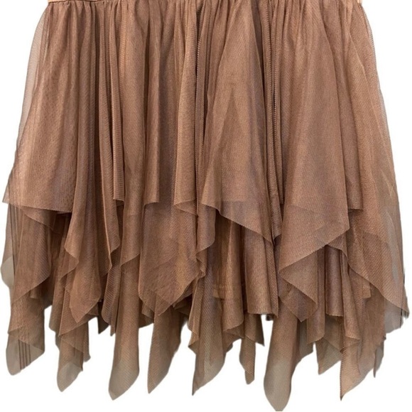 Ryu Jagged Hem Tulle Skirted Tank Top Mini Dress Size S/M - Picture 5 of 7